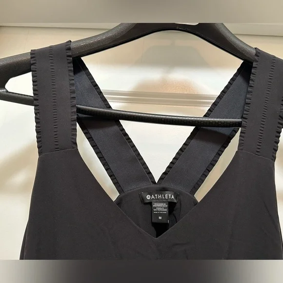 Athleta Women’s Black Savannah Strap Mini Dress NWOT - Medium - Picture 6 of 11